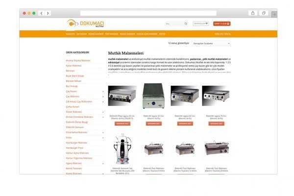 E-Ticaret Sitesi Dokumacimutfak.com.tr