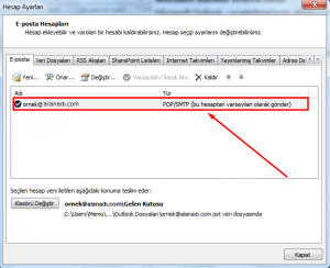 Outlook Kurulum Aşamaları
