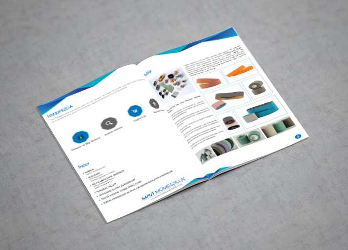 Mavi Mümessillik Katalog Tasarım Örneği